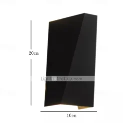 Lightinthebox LED Wall Sconce Modern Contemporary Metal Indoor Wall Light 10W for Shops Cafes Office 110-120V 220-240V