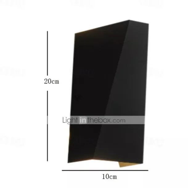 Lightinthebox LED Wall Sconce Modern Contemporary Metal Indoor Wall Light 10W for Shops Cafes Office 110-120V 220-240V