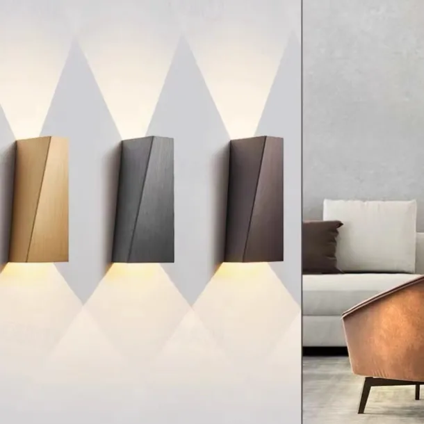 Lightinthebox LED Wall Sconce Modern Contemporary Metal Indoor Wall Light 10W for Shops Cafes Office 110-120V 220-240V