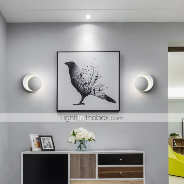 Lightinthebox Matte LED Modern Wall Lamps Wall Sconces Living Room Bedroom Office Aluminium Alloy Wall Light IP44 220-240V 5 W