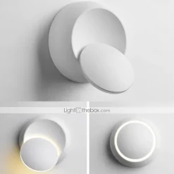 Lightinthebox Matte LED Modern Wall Lamps Wall Sconces Living Room Bedroom Office Aluminium Alloy Wall Light IP44 220-240V 5 W