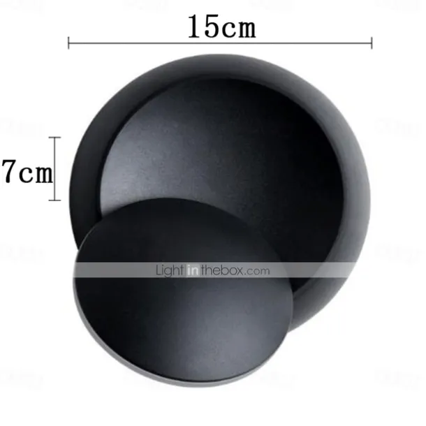 Lightinthebox Matte LED Modern Wall Lamps Wall Sconces Living Room Bedroom Office Aluminium Alloy Wall Light IP44 220-240V 5 W