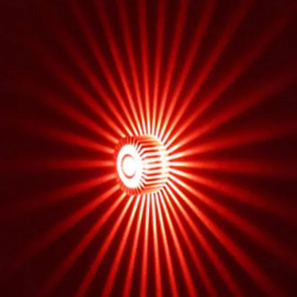 Lightinthebox Sun Flower Wall Decoration Lamp, Sun Flower Wall Lamp, Aluminum Remote Control Heat and Moisture Resistance 3W RGB LED Aluminum Wall, Ceiling Lights