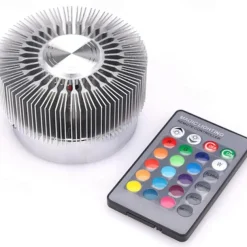 Lightinthebox Sun Flower Wall Decoration Lamp, Sun Flower Wall Lamp, Aluminum Remote Control Heat and Moisture Resistance 3W RGB LED Aluminum Wall, Ceiling Lights