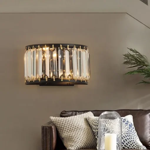 Lightinthebox Wall Lights Crystal Modern Nordic Style Wall Lamps Wall Sconces LED Living Room Dining Room Glass Wall Light 110-240 V