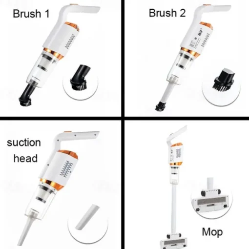 Lightweight Bagless Vacuum Cleaner With Crevice Tool Dust Collector Cordless Handheld Vacuum Cleaner 3 In 1 Vacuum Cleaner Lightweight Wired Bagless Vacuum Cleaner