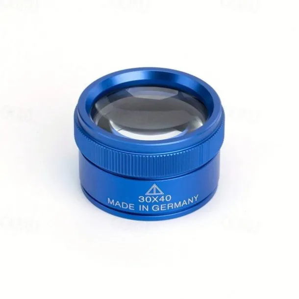 Lightweight 30x40 Magnifying Glass Single Color Optical Lens Portable Magnifier Loupe For Jewelry Coin Stamps Watch