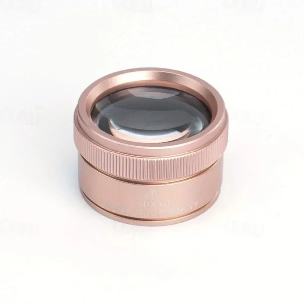 Lightweight 30x40 Magnifying Glass Single Color Optical Lens Portable Magnifier Loupe For Jewelry Coin Stamps Watch
