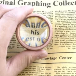 Lightweight 30x40 Magnifying Glass Single Color Optical Lens Portable Magnifier Loupe For Jewelry Coin Stamps Watch