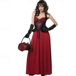 Little Red Riding Hood Halloween Dress Cosplay Costume Carnival Costume Cosplay Sexy Costume Adults' Women's Carnival Masquerade Mardi Gras Performance Party Halloween Easy Halloween Costumes Dress Up
