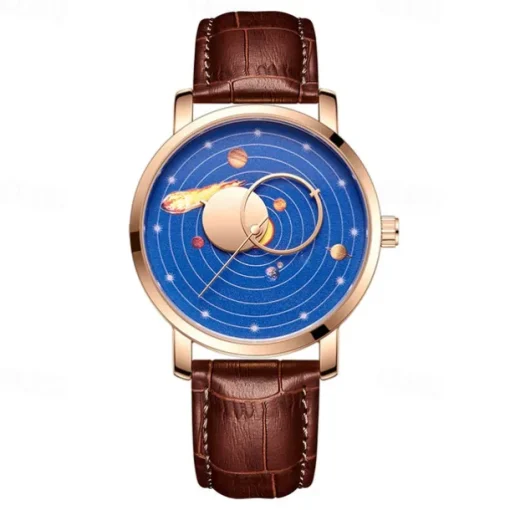 LlGE New Fashion Trend Leisure Sports Business Waterproof Night Light Belt Men's Watch