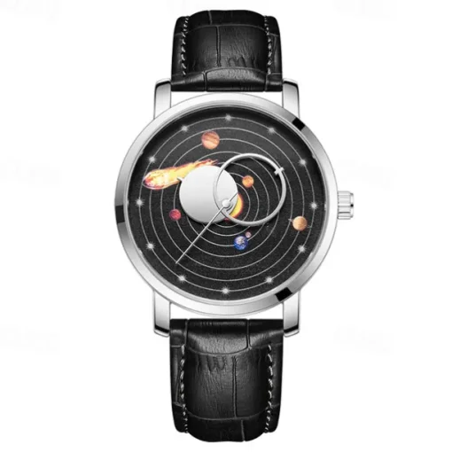 LlGE New Fashion Trend Leisure Sports Business Waterproof Night Light Belt Men's Watch