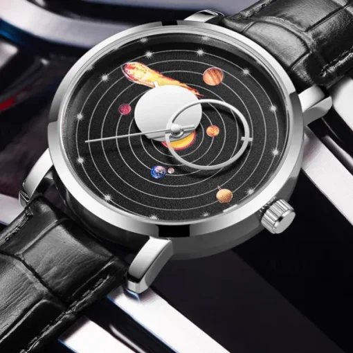 LlGE New Fashion Trend Leisure Sports Business Waterproof Night Light Belt Men's Watch