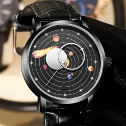 LlGE New Fashion Trend Leisure Sports Business Waterproof Night Light Belt Men's Watch