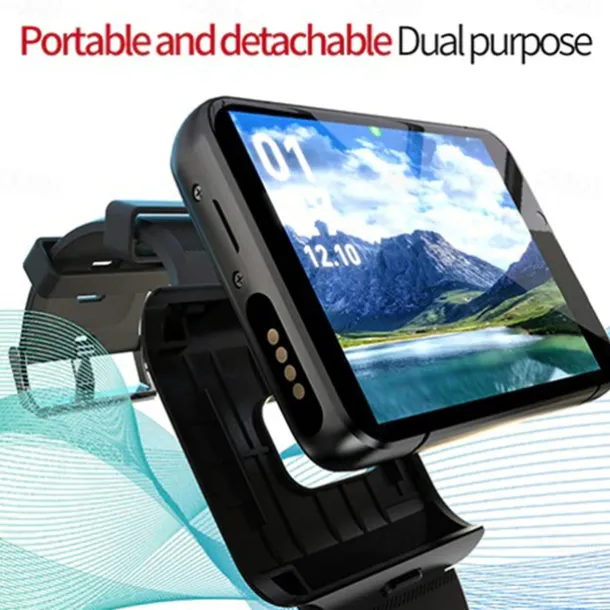 LOKMAT APPLLP Max Smart Watch 2.88 inch Smartwatch Fitness Running Watch 4G LTE Cellular Smartwatch Phone Bluetooth Pedometer Sleep Tracker Sedentary Reminder Compatible with Android iOS Women Men