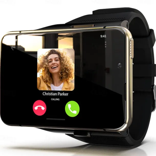 LOKMAT APPLLP Max Smart Watch 2.88 inch Smartwatch Fitness Running Watch 4G LTE Cellular Smartwatch Phone Bluetooth Pedometer Sleep Tracker Sedentary Reminder Compatible with Android iOS Women Men