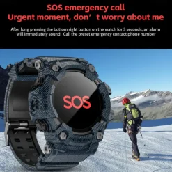 LOKMAT ATTACK GT Smart Watch 1.32 inch Smartwatch Fitness Running Watch Bluetooth Pedometer Call Reminder Sleep Tracker Compatible with Android iOS Women Men Long Standby Hands-Free Calls Waterproof