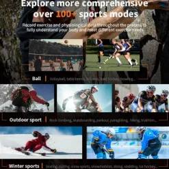 LOKMAT ATTACK MAX Smart Watch 1.53 inch Smartwatch Fitness Running Watch Bluetooth Pedometer Call Reminder Sleep Tracker Compatible with Android iOS Women Men Long Standby Hands-Free Calls Waterproof