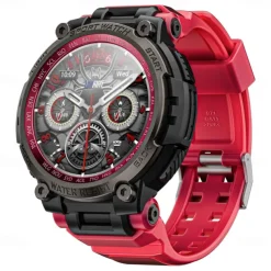 LOKMAT ATTACK MAX Smart Watch 1.53 inch Smartwatch Fitness Running Watch Bluetooth Pedometer Call Reminder Sleep Tracker Compatible with Android iOS Women Men Long Standby Hands-Free Calls Waterproof