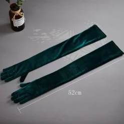 Long Opera Party Gloves 1920s Flapper Gatsby Accessories Velvet Elbow Gloves Elegant Retro Vintage 1950s New Year Wedding Party Evening