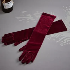 Long Opera Party Gloves 1920s Flapper Gatsby Accessories Velvet Elbow Gloves Elegant Retro Vintage 1950s New Year Wedding Party Evening