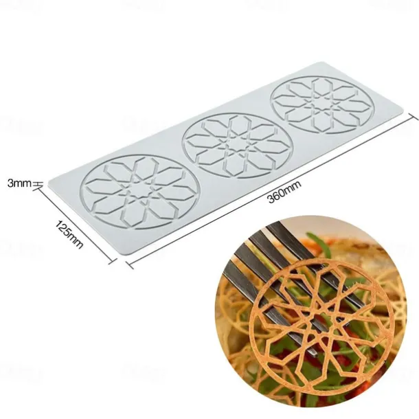 Long Strip Love Bubble Fondant Lace Pad Diy Baking Decoration Molecular Cooking Printing Mold