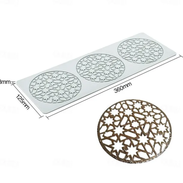 Long Strip Love Bubble Fondant Lace Pad Diy Baking Decoration Molecular Cooking Printing Mold