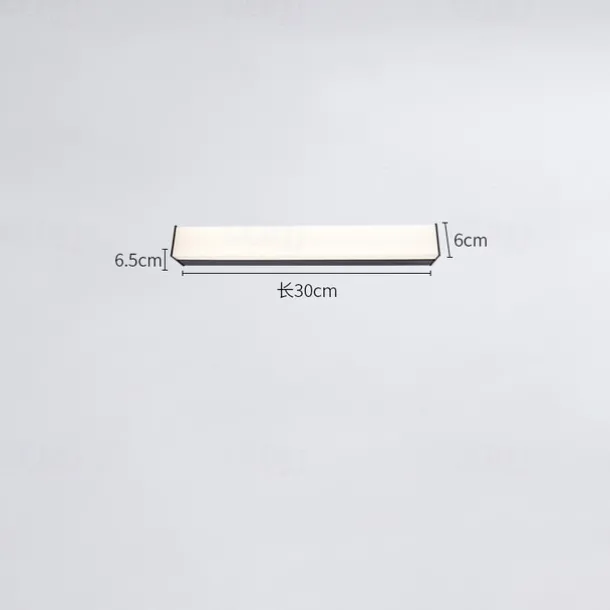 Long Wall Lamp 30/48/60/90cm Modern LED Lights, Warm White Waterproof Acrylic Sconce Lantern for Living Room, Bathroom, Garage, Patio