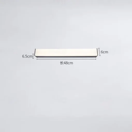 Long Wall Lamp 30/48/60/90cm Modern LED Lights, Warm White Waterproof Acrylic Sconce Lantern for Living Room, Bathroom, Garage, Patio