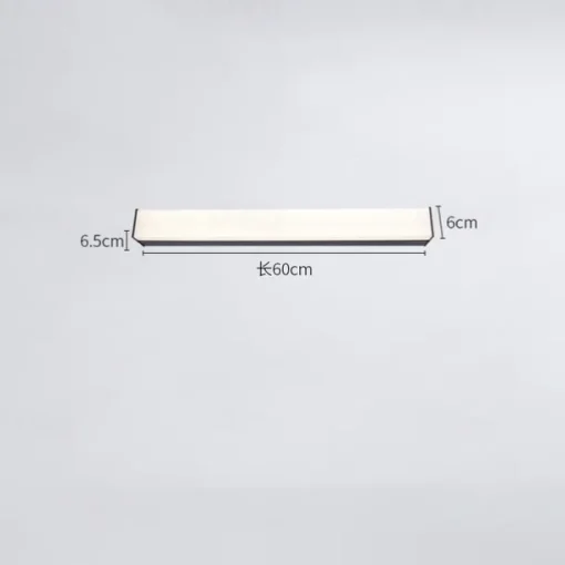 Long Wall Lamp 30/48/60/90cm Modern LED Lights, Warm White Waterproof Acrylic Sconce Lantern for Living Room, Bathroom, Garage, Patio