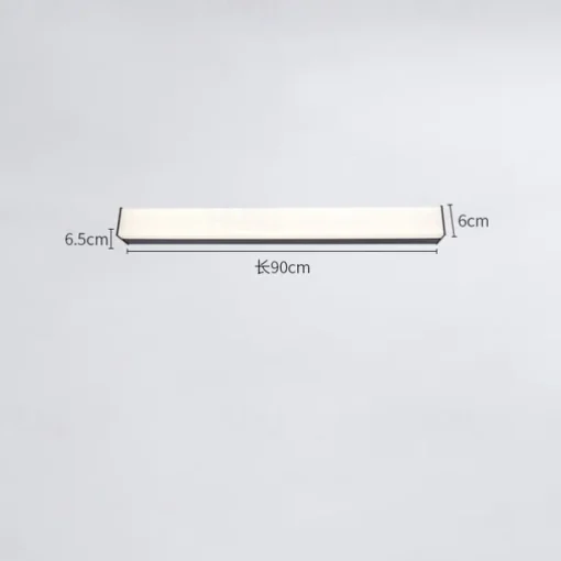 Long Wall Lamp 30/48/60/90cm Modern LED Lights, Warm White Waterproof Acrylic Sconce Lantern for Living Room, Bathroom, Garage, Patio