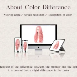 Long Wavy Wig for Women Middle Part Long Curly Wavy Wig Heat Resistant Synthetic Hair Looking Natural Fiber Wig Halloween Cosplay Party Wigs