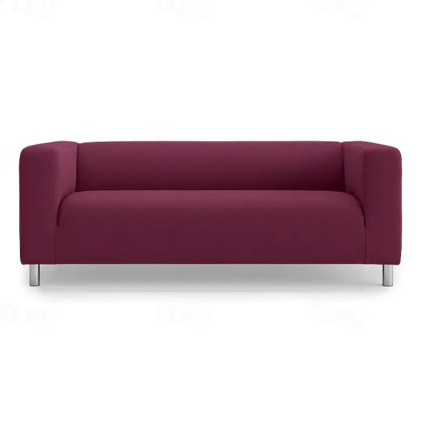 Loveseat Sofa Cover for Dogs Burgundy , 2 Seater For Kilippan Couch Cover Replacement Couch Slipcover Washable Furniture Protector KLIPPcover LITB PRIME cover