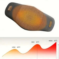 Lumbar Massage Pillow Hot Compress Vibration Static Traction Great Birthday Gift For Men Women Caudal Decompression Sleeping Pad Caudal Decompression Lumbar Support