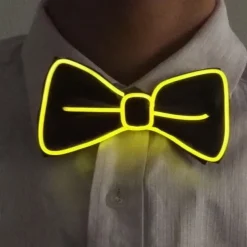 Luminous Light Up Bow Tie LED El Wire Tie For Christmas Rave Party Gift Novelty Party Dress