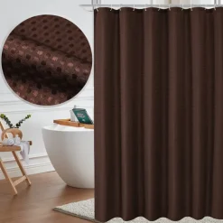 Luxury Waffle Weave Shower Curtain 180cm*180cm(70