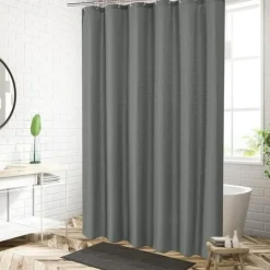 Luxury Waffle Weave Shower Curtain 180cm*180cm(70