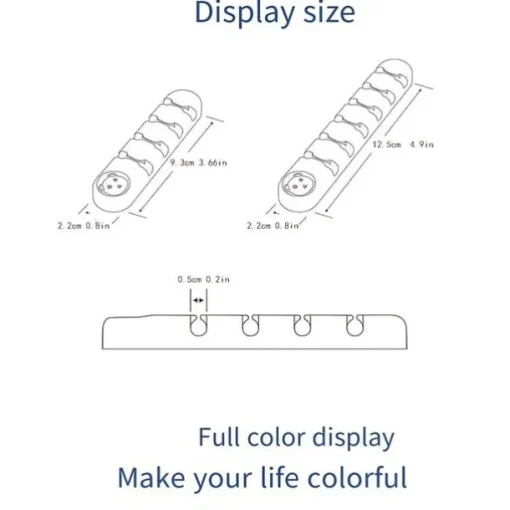 lxq Small Cuboid Cable Cord Holder