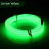 5m EL Wire for Car Interior Strip Lights with USB Flexible LED Neon Atmosphere Ambient Rope Tape Light for Car Door