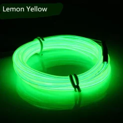 5m EL Wire for Car Interior Strip Lights with USB Flexible LED Neon Atmosphere Ambient Rope Tape Light for Car Door