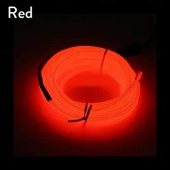 5m EL Wire for Car Interior Strip Lights with USB Flexible LED Neon Atmosphere Ambient Rope Tape Light for Car Door