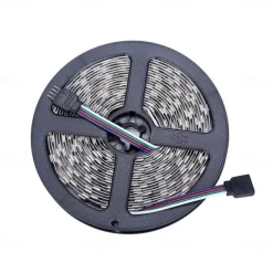 5M 16.4ft LED Strip Lights RGB TV Backlight Bedroom Kitchen Decor 300 x 5050SMD IR 44Key Remote Control Self-adhesive Color-Changing