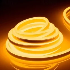 5m 16.4ft Neon LED Strip Light Flexible Rope Light Waterproof Warm White Red Yellow Blue Green DIY Outdoor Party Backlight Décor DC 12V