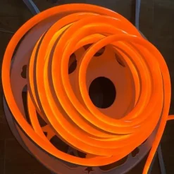 5m 16.4ft Neon LED Strip Light Flexible Rope Light Waterproof Warm White Red Yellow Blue Green DIY Outdoor Party Backlight Décor DC 12V