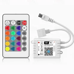 10m 32.8ft Smart LED Strip Light RGB SMD 2835 600LEDs Work with Alexa Google TV Backlight With 24 Keys Remote Control