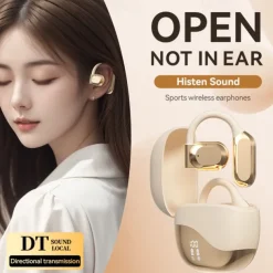 M62 Hands Free Telephone Driving Headset Ear Hook Bluetooth 5.3 Ergonomic Design Stereo Surround sound for Apple Samsung Huawei Xiaomi MI Yoga Fitness Gym Workout Mobile Phone