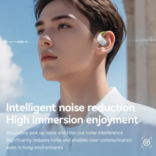 M82 Hands Free Telephone Driving Headset Ear Clip Bluetooth 5.3 Ergonomic Design Stereo Surround sound for Fitness Gym Workout Camping / Hiking Travel Entertainment