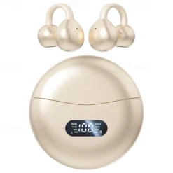 M79 Hands Free Telephone Driving Headset Ear Clip Bluetooth 5.3 Stereo Surround sound HIFI for Yoga Fitness Gym Workout Mobile Phone