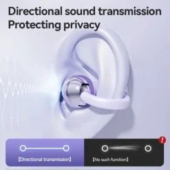 M79 Hands Free Telephone Driving Headset Ear Clip Bluetooth 5.3 Stereo Surround sound HIFI for Yoga Fitness Gym Workout Mobile Phone