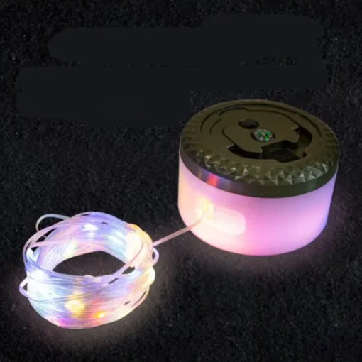 10m LED Reel String Lights Camping Lights, Outdoor Christmas/Halloween String Lights, USB Camping Lamp Recyclable LED Atmosphere Light for Garden Tent Room Decor
